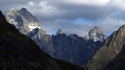 Un soir d'automne dans les Ecrins Un soir d'automne dans les Ecrins