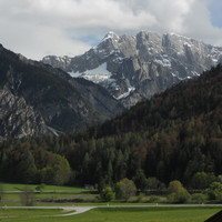 Versant N des Mojstrovke - vue depuis Rateče
