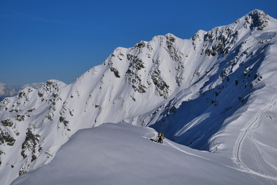 Haut du versant W de la cime de la Jasse