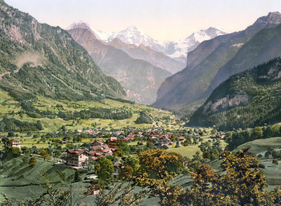 Wilderswil en 1900 par Photoglob N°0000001616