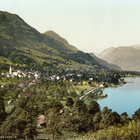 Sachseln en 1900 par Photoglob Zürich N°0000008519