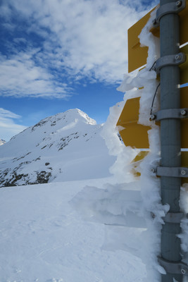 Il Piz Lunghin dal Passo. Il Piz Lunghin dal Passo.
