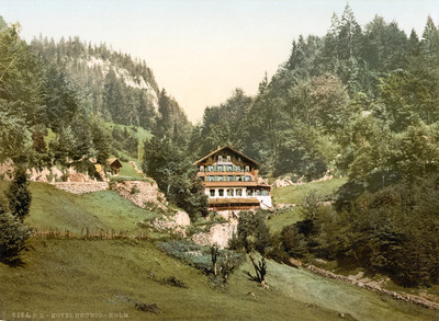 Brünnig pass en 1900 par Photoglob N°0000006164