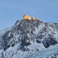 Aiguille du Midi indiquant 17h