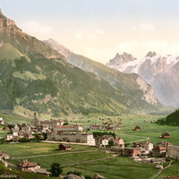 Engelberg en 1900 par Photoglob N°0000006641