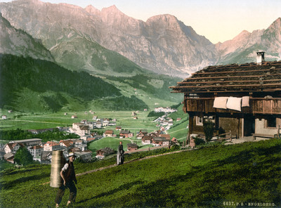 Engelberg en 1900 par Photoglob N°0000006637 Engelberg en 1900 par Photoglob N°0000006637