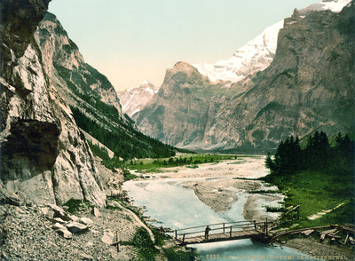 Gasternthal en 1900 par Photoglob N°0000006629 Gasternthal en 1900 par Photoglob N°0000006629