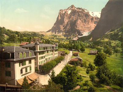 Grindelwald en 1900 par Photoglob N°0000016991