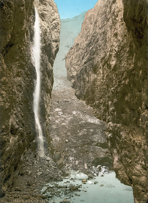 Gletscherschlucht à Grindelwald en 1900 par Photoglob N°0000001631 Gletscherschlucht à Grindelwald en 1900 par Photoglob N°0000001631