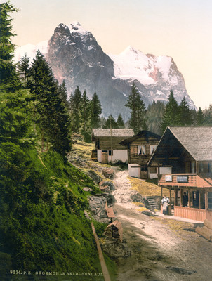 Scierie de Rosenlaui en 1900 par Photoglob N°0000009234 Scierie de Rosenlaui en 1900 par Photoglob N°0000009234