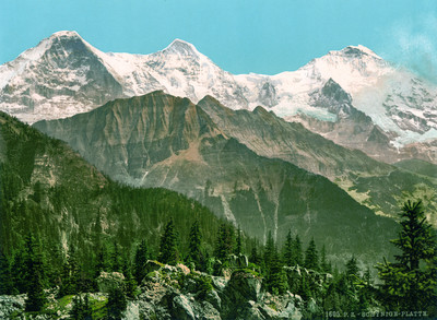 Vue de Schynigeplatte, en 1900 par Photoglob N°0000001605 Vue de Schynigeplatte, en 1900 par Photoglob N°0000001605