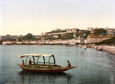 Lugano et son lac, en 1900 par Photoglob N°0000006759 Lugano et son lac, en 1900 par Photoglob N°0000006759