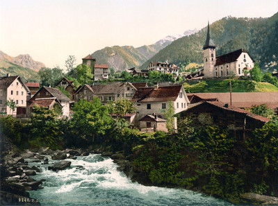 Bürglen en 1900 par Photoglob Zürich N°0000009246 Bürglen en 1900 par Photoglob Zürich N°0000009246