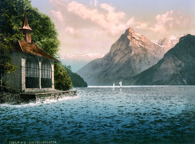 Lac des 4 cantons, Uri Rotstock par Photoglob N°0000001381B Lac des 4 cantons, Uri Rotstock par Photoglob N°0000001381B