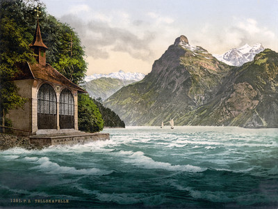 Tellskapelle en 1900 par Photoglob N°0000001381 Tellskapelle en 1900 par Photoglob N°0000001381