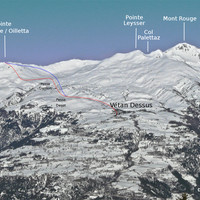 Pointe Aouillette itinéraire aller-retour depuis Vétan