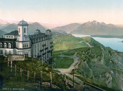 Rigi Kulm en 1900 par Photoglob N°0000001446 Rigi Kulm en 1900 par Photoglob N°0000001446
