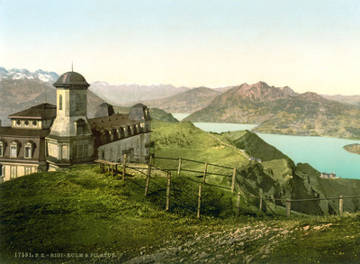 Rigi Kulm en 1900 par Photoglob N°0000017591 Rigi Kulm en 1900 par Photoglob N°0000017591