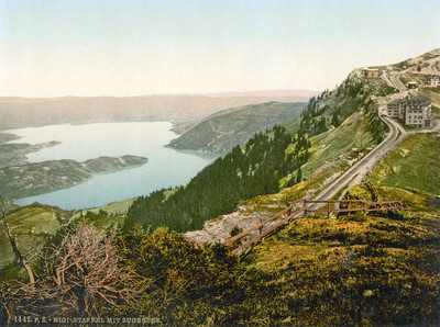 Lac de Zug vu de Rigi Staffel, en 1900 par Photoglob N°0000001442 Lac de Zug vu de Rigi Staffel, en 1900 par Photoglob N°0000001442