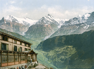 Vue de Schynige Platte, en 1900 par Photoglob N°0000016896 Vue de Schynige Platte, en 1900 par Photoglob N°0000016896
