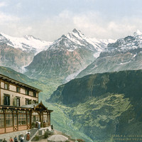 Vue de Schynige Platte, en 1900 par Photoglob N°0000016896
