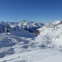 Bec Cotasse  vue sur le vallon d'Urtier versant W
