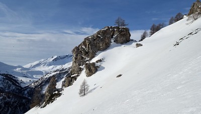 Combe Varin Montée et descente directes par les pentes S