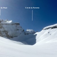 Cols de la Portette versant Est