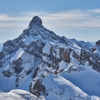 view from the top of Pointe d'Areu to the West on Pointe Perce