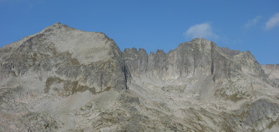 Gavizo-Cristail, Crête du Diable, Pic Soulano (versant E) Gavizo-Cristail, Crête du Diable, Pic Soulano (versant E)