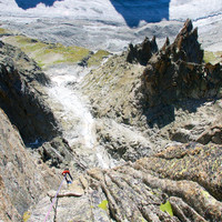 Descente dans l'AG des Bouquetins