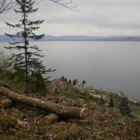 Vue sur le lac Léman. Crédit photo : Association Lou Vionnets