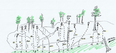 Topo du secteur "Prés de Mijoux" Topo du secteur "Prés de Mijoux"