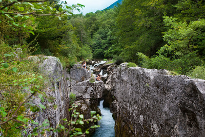 Pertes de la Valserine. Crédit photo : Daniel Gillet - OT Terre Valserine