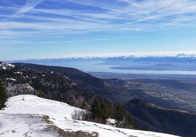 En haut de la station du Petit Montrond. Crédit photo : Rémy Lhoest