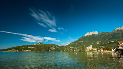 Vue du lac d'Annecy depuis Duingt. Crédit photo : Gilles Piel