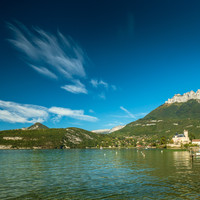Vue du lac d'Annecy depuis Duingt. Crédit photo : Gilles Piel