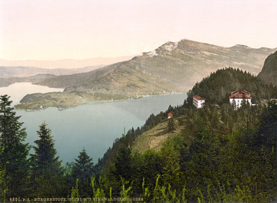 Rigi vu du Bürgenstock, en 1900 par Photoglob N°0000006601 Rigi vu du Bürgenstock, en 1900 par Photoglob N°0000006601