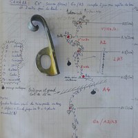 Le topo de Greg de la partie inférieure et un clou bien malmené par L10