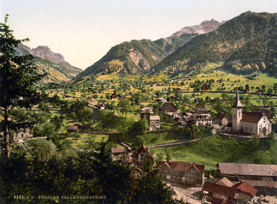 Bürglen en 1900 par Photoglob N°0000009245 Bürglen en 1900 par Photoglob N°0000009245