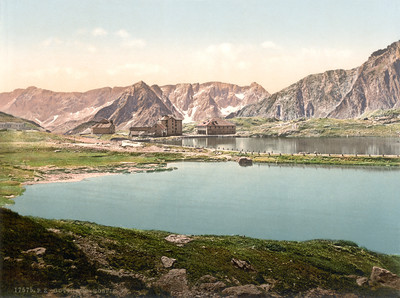 Col du Saint Gothard, en 1900 par Photoglob N°0000017575 Col du Saint Gothard, en 1900 par Photoglob N°0000017575
