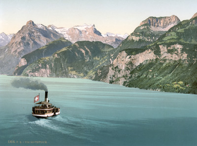 Lac d'Uri, Urirotstock, Engelberger Rotstock, Oberbauenstock en 1900 par Photoglob N°0000001324 Lac d'Uri, Urirotstock, Engelberger Rotstock, Oberbauenstock en 1900 par Photoglob N°0000001324