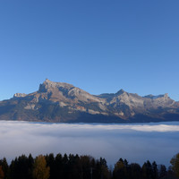 Vue sur l'Aiguille de Varan. Crédit photo : Vincent Neirinck