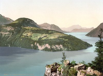 Seelisberg, Lac des Quatre Cantons, en 1900 par Photoglob N°0000006662 Seelisberg, Lac des Quatre Cantons, en 1900 par Photoglob N°0000006662