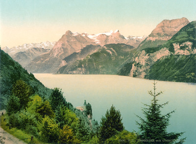 Lac d'Uri, Urirotstock, Oberbauenstock en 1900 par Photoglob N°0000017708 Lac d'Uri, Urirotstock, Oberbauenstock en 1900 par Photoglob N°0000017708