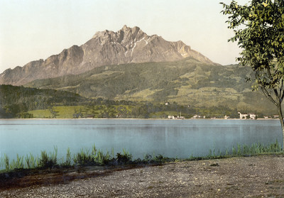 Pilatus et Lac de Lucerne en 1900 par Photoglob N°0000008521 Pilatus et Lac de Lucerne en 1900 par Photoglob N°0000008521
