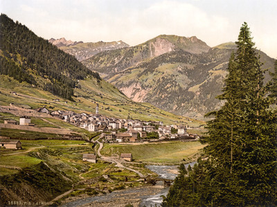 Airolo en 1900 par Photoglob N°0000016689 Airolo en 1900 par Photoglob N°0000016689