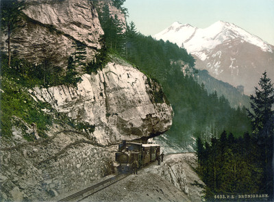 Ligne du Brünig en 1900 par Photoglob N°0000006633