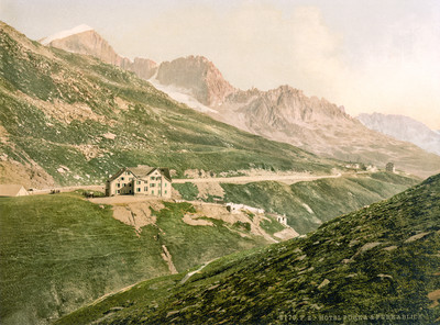 Furkapass et Furkablick en 1900 par Photoglob Zürich N°0000006170 Furkapass et Furkablick en 1900 par Photoglob Zürich N°0000006170