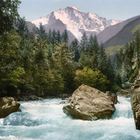 Lütschine et Jungfrau, en 1900 